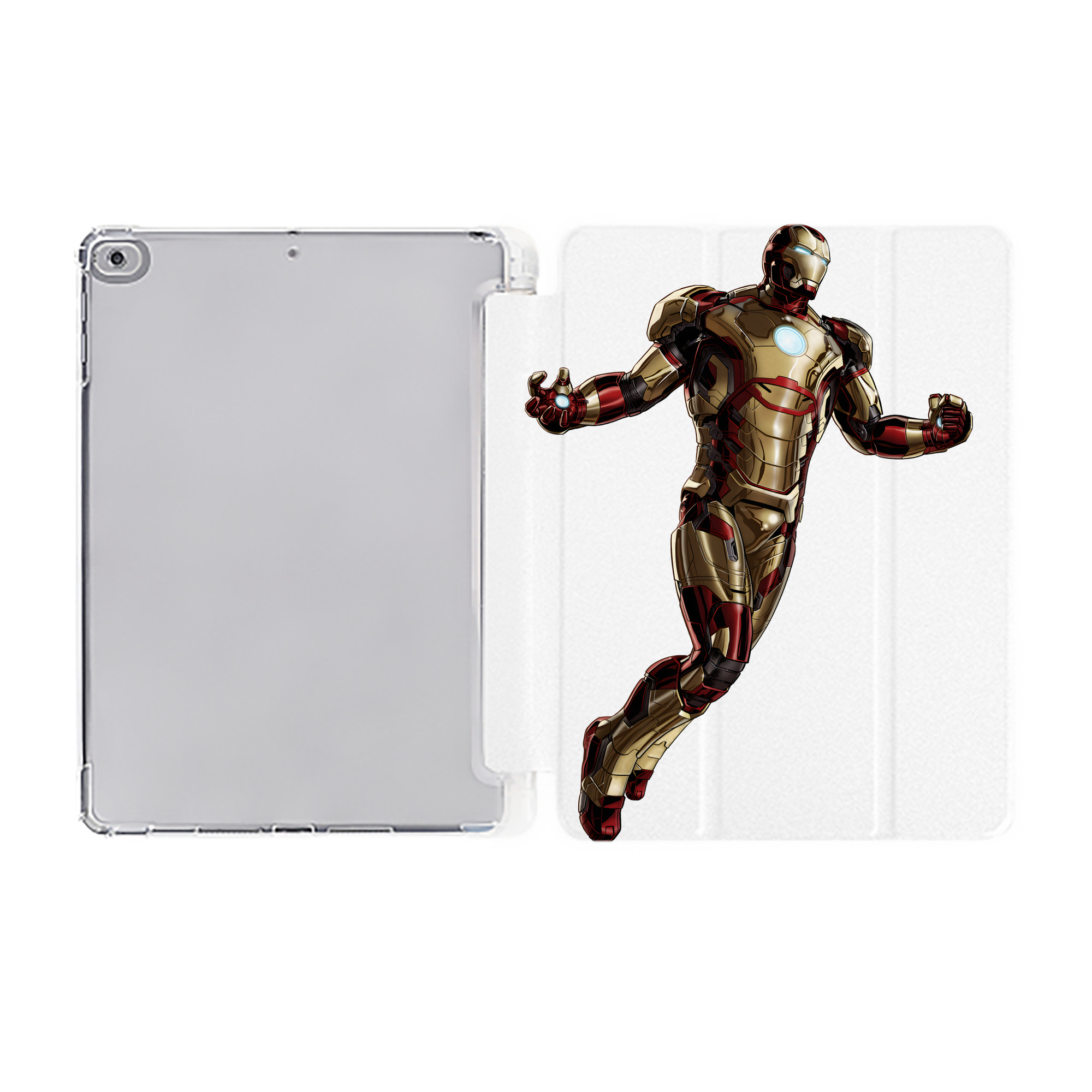 （画像用） アベンジャーズ The Avengers IPad ケース ペン収納付き 三つ折りスタンド PUレザー×シリコン 対応機種9.5/10.5/10.9インチ